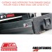 OUTBACK 4WD INTERIORS TWIN DRAWER SINGLE ROLLER FITS ISUZU D-MAX DUAL CAB